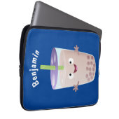 Niedlicher Cartoon-Charakter Laptopschutzhülle (Vorne Rechts)