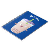 Niedlicher Cartoon-Charakter Notizblock (Linke Seite)