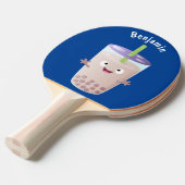 Niedlicher Cartoon-Charakter Tischtennis Schläger (Vorderseite)
