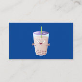 Niedlicher Cartoon-Charakter Visitenkarte (Rückseite)