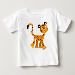 Niedlicher Cartoon Cheetah Baby T - Shirt