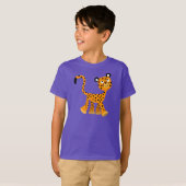 Niedlicher Cartoon Cheetah Children T - Shirt (Vorne ganz)
