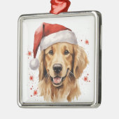 NIEDLICHER CARTOON CHRISTMAS GOLDEN RETRIEVER HUND ORNAMENT AUS METALL (Links)