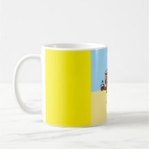 Niedlicher Cartoon Coffee Cup - Minimalistisch & g
