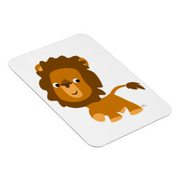 Niedlicher Cartoon Content Lion Flexible Magnet