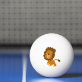 Niedlicher Cartoon Content Lion Pong Ball Tischtennisball (Netto)