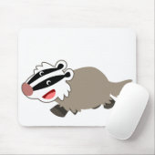 Niedlicher Cartoon-Dachs Mousepad (Mit Mouse)