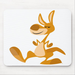 Niedlicher Cartoon Dancing Kangaroo Mousepad