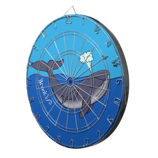 Niedlicher Cartoon Dartscheibe (Vorderseite rechts)