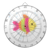 Niedlicher Cartoon Dartscheibe (vorne)