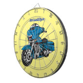 Niedlicher Cartoon Dartscheibe (Vorderseite rechts)