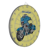 Niedlicher Cartoon Dartscheibe (Vorderseite Links)