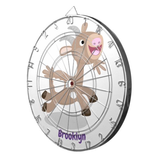 Niedlicher Cartoon Dartscheibe (Vorderseite rechts)