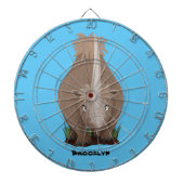 Niedlicher Cartoon Dartscheibe (vorne)