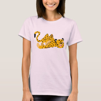 Niedlicher Cartoon Dashing Cheetah Women T - Shirt