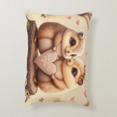 Niedlicher Cartoon Dekokissen (Rückseite(Vertikal))