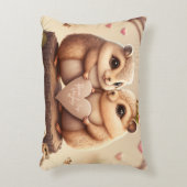 Niedlicher Cartoon Dekokissen (Vorderseite(Vertikal))