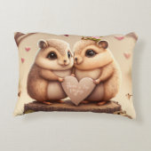 Niedlicher Cartoon Dekokissen (Rückseite)