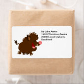 Niedlicher Cartoon, der das Gütesiegel "Wilde Boot (Insitu)