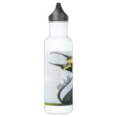 Niedlicher Cartoon der Katze Edelstahlflasche (Links)