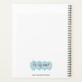 Niedlicher Cartoon der Katze Planer (Rückseite)