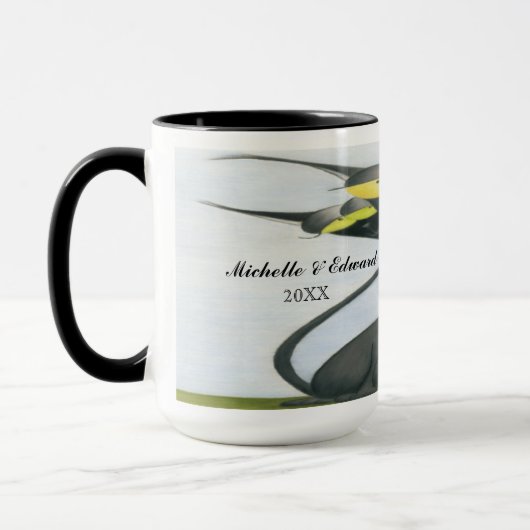 Niedlicher Cartoon der Katze Tasse (Links)