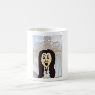 Niedlicher Cartoon der Louis-IVX-Kaffee-Tasse Kaffeetasse