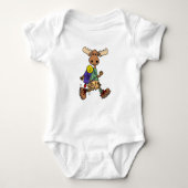 Niedlicher Cartoon der Moose Hiker Baby Strampler (Vorderseite)