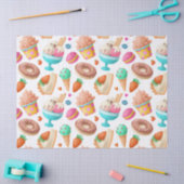 Niedlicher Cartoon Desserts Entdeckungsreise Seidenpapier (Basteln)