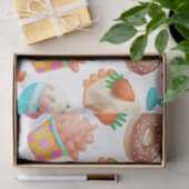 Niedlicher Cartoon Desserts Entdeckungsreise Seidenpapier (Geschenk)
