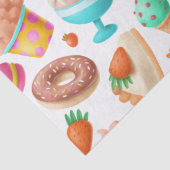 Niedlicher Cartoon Desserts Entdeckungsreise Seidenpapier (Detail)