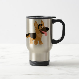 Niedlicher Cartoon Deutsche Schäferhunde Tasse