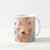 Niedlicher Cartoon Digitale Kunst Kaffeetasse (VorderseiteRechts)