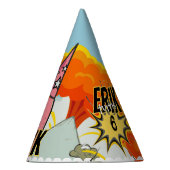 Niedlicher Cartoon Dinosaur Geburtstag Partyhütchen (Rechts)