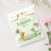 Niedlicher Cartoon Dinosaur Geburtstagsparty Geschenktütchen (Versiegelt)