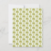 Niedlicher Cartoon Dinosaur Kinderdusche Dankeskarte (Rückseite)