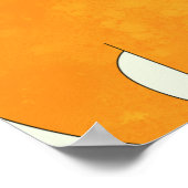 Niedlicher Cartoon Dinosaur Kinderdusche Poster (Ecke)