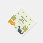 Niedlicher Cartoon Dinosaur Kinderdusche Serviette (Ecke)