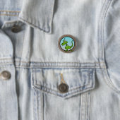NIEDLICHER CARTOON DINOSAUR RUNDSCHALTER BUTTON (Beispiel)