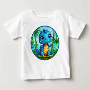 Niedlicher Cartoon Dinosaurier Baby T-shirt
