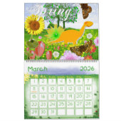 Niedlicher Cartoon Dinosaurier Kinderkalender Kalender (Mär 2026)