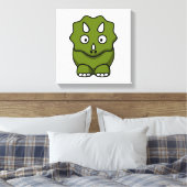 Niedlicher Cartoon Dinosaurier Leinwanddruck (Insitu (Schlafzimmer))