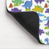 Niedlicher Cartoon Dinosaurier Mousepad (Ecke)