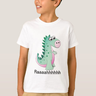 Niedlicher Cartoon-Dinosaurier T-Shirt