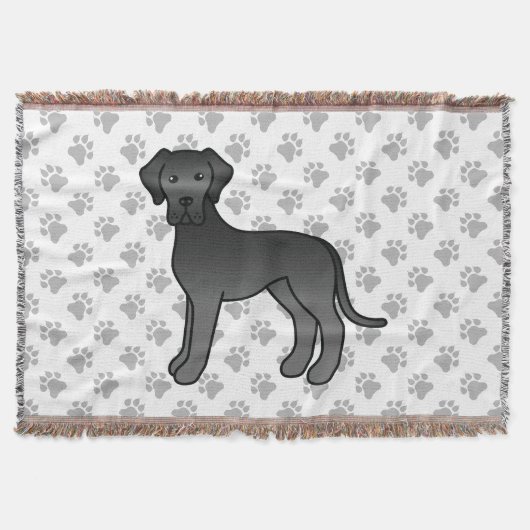 Niedlicher Cartoon Dog Decke (Vorderseite)