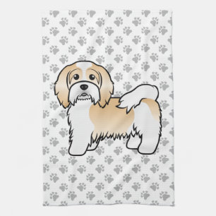 Niedlicher Cartoon Dog Geschirrtuch