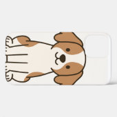 Niedlicher Cartoon Dog iPhone Case (Rückseite (Horizontal))