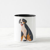 Niedlicher Cartoon Dog Kaffee Tasse (Zentrum)