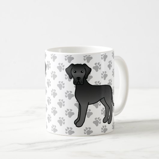 Niedlicher Cartoon Dog Kaffeetasse (VorderseiteRechts)