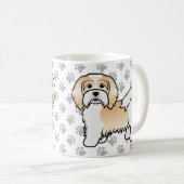 Niedlicher Cartoon Dog Kaffeetasse (VorderseiteRechts)